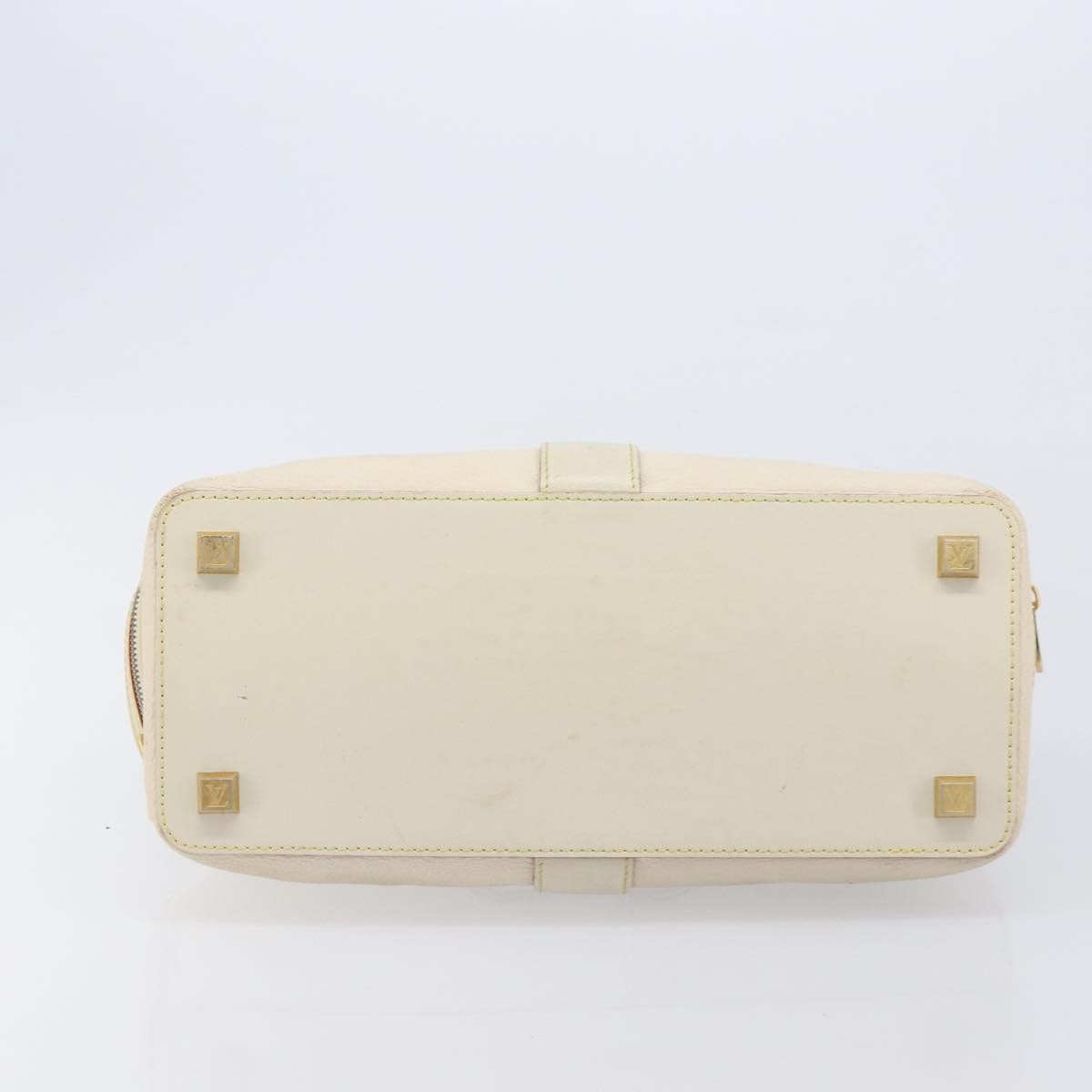 Louis Vuitton Suhali L'ingenieux Leather White Leather Handbag (Pre-Owned)