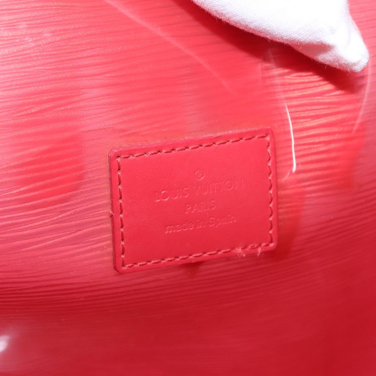 Louis Vuitton Plage Lagoon Bay Vinyl Epi Leather Red Plastic Tote Bag Bag (Pre-Owned)