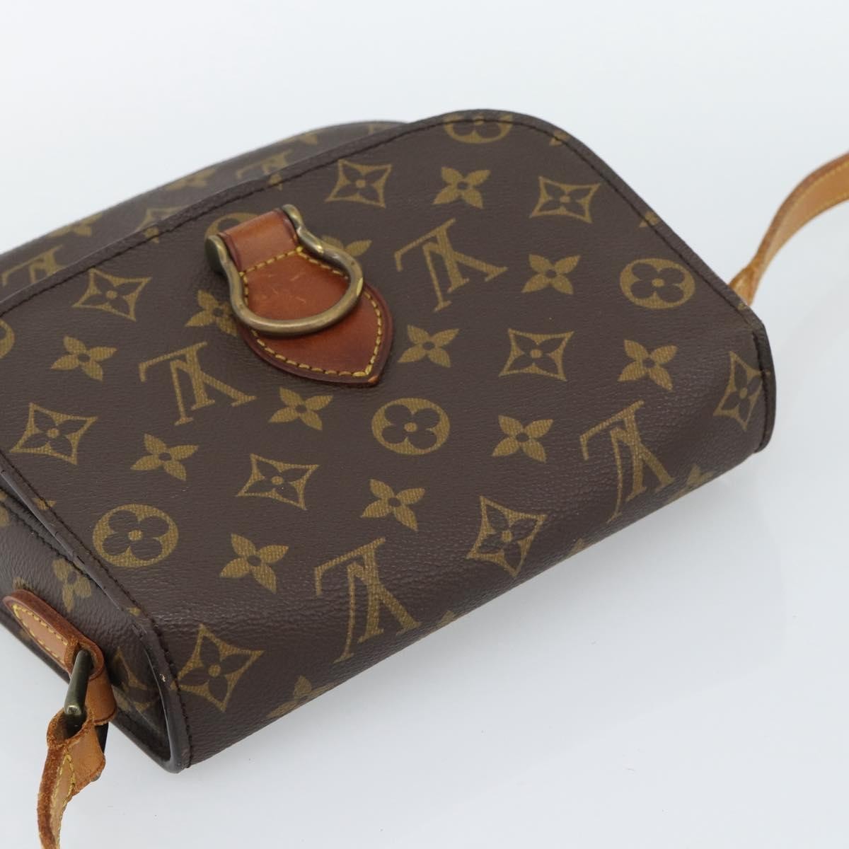 Louis Vuitton Saint Cloud Monogram Canvas Brown Canvas Shoulder Bag Bag (Pre-Owned)