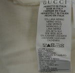 Gucci Kids White Ruffle Wool / Cashmere / Silk Sweater Top(Size 4)