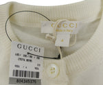 Gucci Kids White Ruffle Wool / Cashmere / Silk Sweater Top(Size 4)
