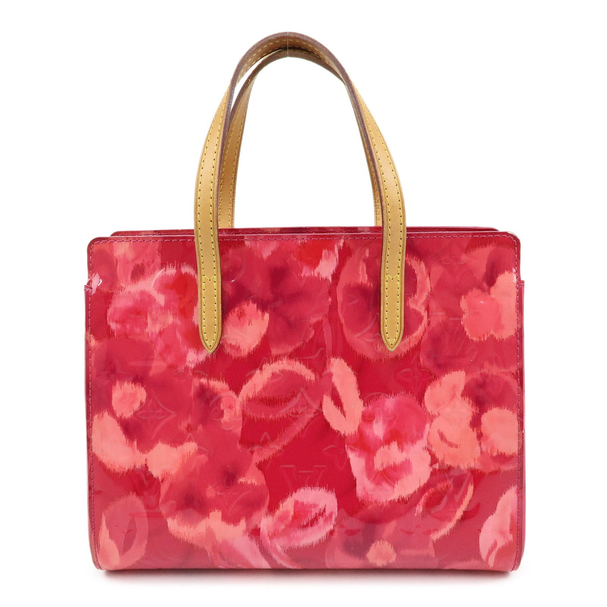 Louis Vuitton Catalina Limited Edition Monogram Vernis Ikat Pink Leather Handbag (Pre-Owned)