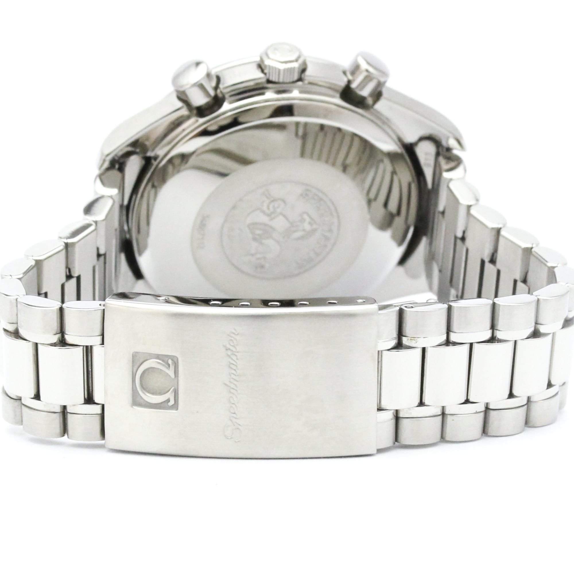 Omega Speedmaster Date Chronograph Automatic Stainless Steel Watch (Pre-Owned)