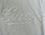 Gucci Kids Grey Long Sleeve Cashmere Turtle Neck Top Shirt With Script (Size 4)