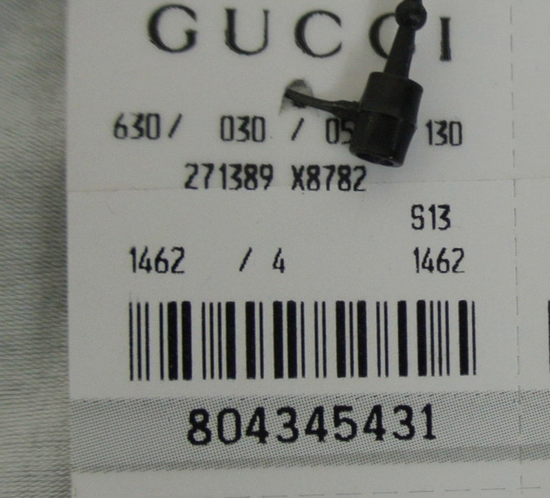 Gucci Kids Grey Long Sleeve Cashmere Turtle Neck Top Shirt With Script (Size 4)