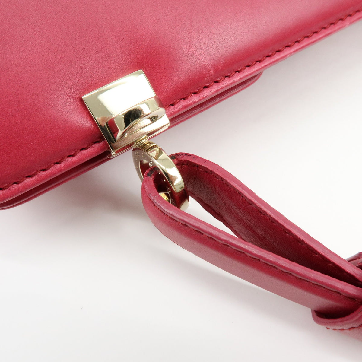 Bvlgari Isabella Rossellini Leather Pink Leather Handbag (Pre-Owned)