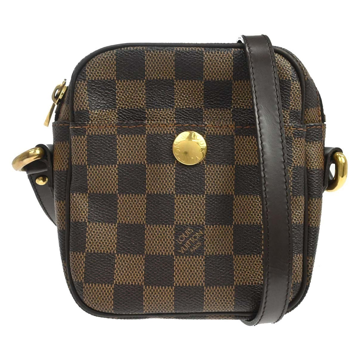 Louis Vuitton Rift Damier Brown Canvas Handbag (Pre-Owned)