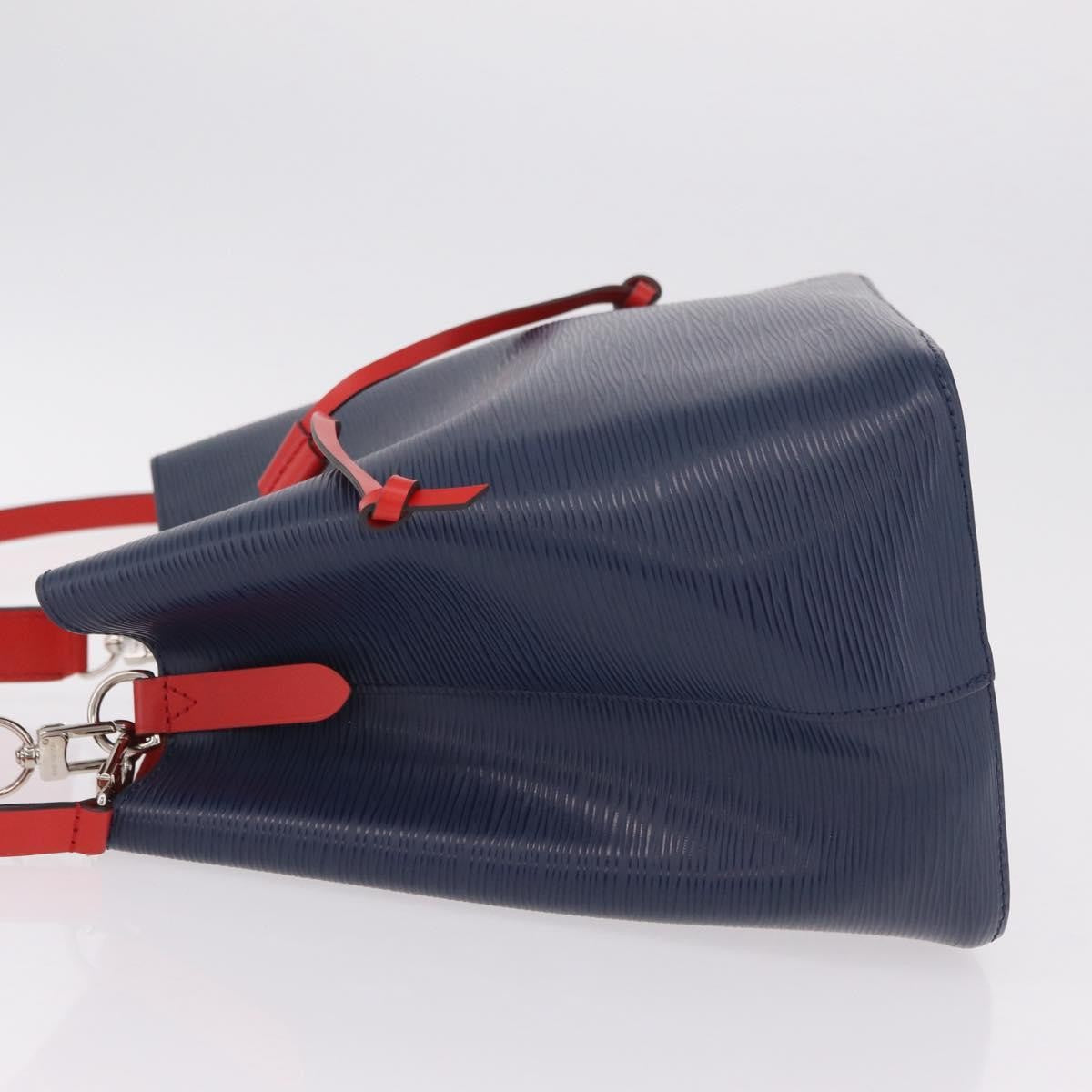 Louis Vuitton Neonoe Limited Edition Colored Damier Navy Leather Handbag (Pre-Owned)