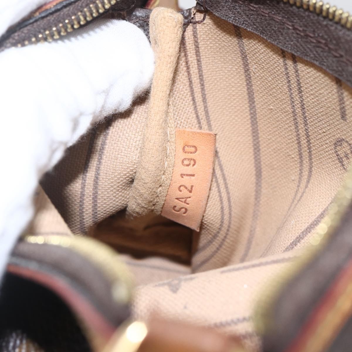 Louis Vuitton Delightful Pochette Monogram Canvas Brown Canvas Clutche & Pouche Bag (Pre-Owned)