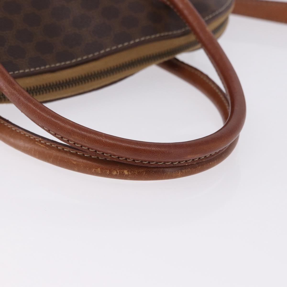 Celine Macadam Leather Brown Pvc Handbag (Pre-Owned)