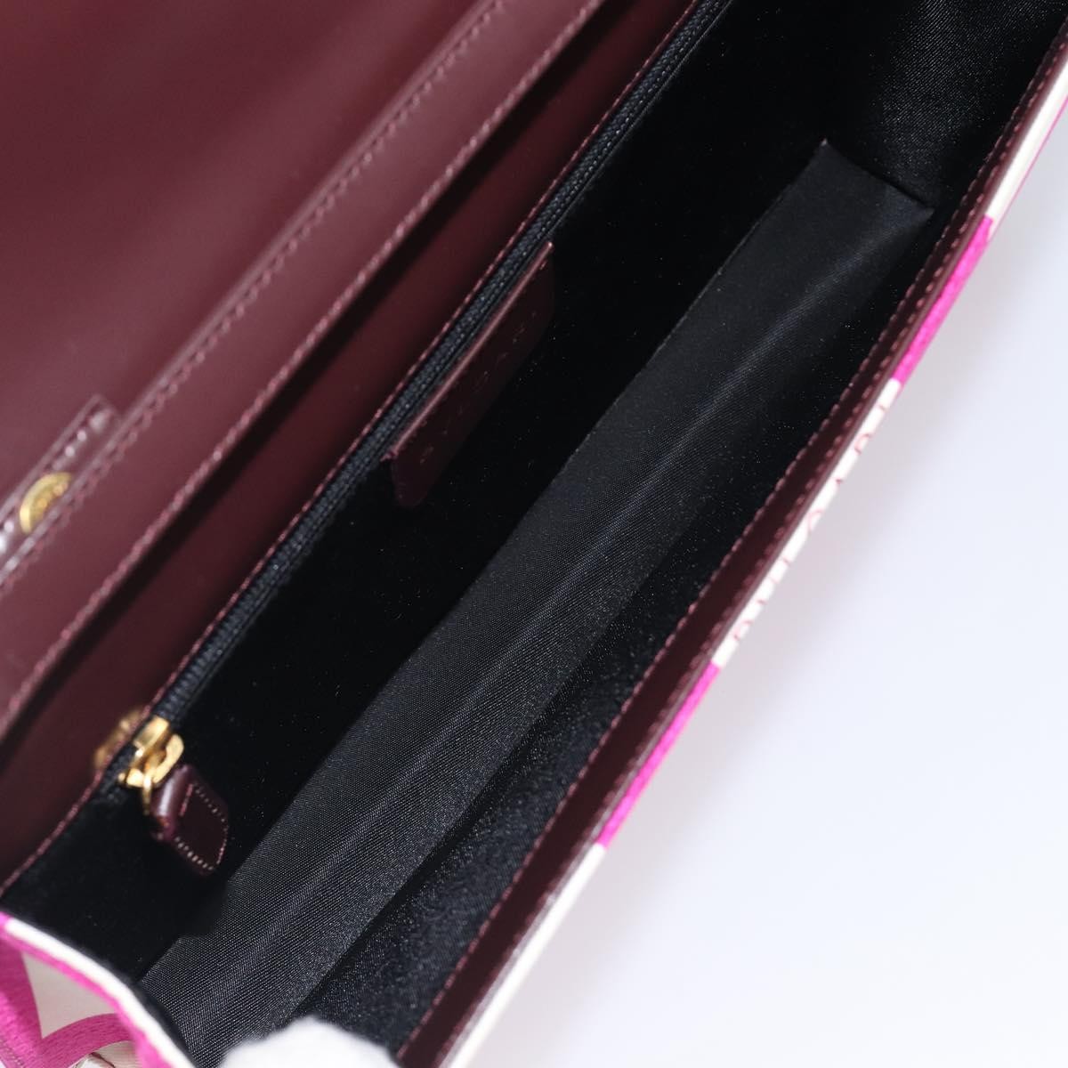 Bvlgari Clutch Canvas And Leather Pink Canvas Clutche & Pouche Bag (Pre-Owned)