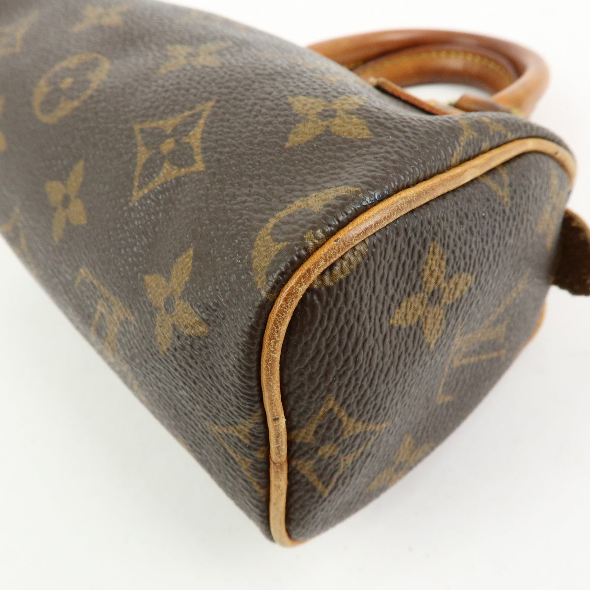 Louis Vuitton Speedy Mini Hl Monogram Canvas Brown Canvas Handbag (Pre-Owned)
