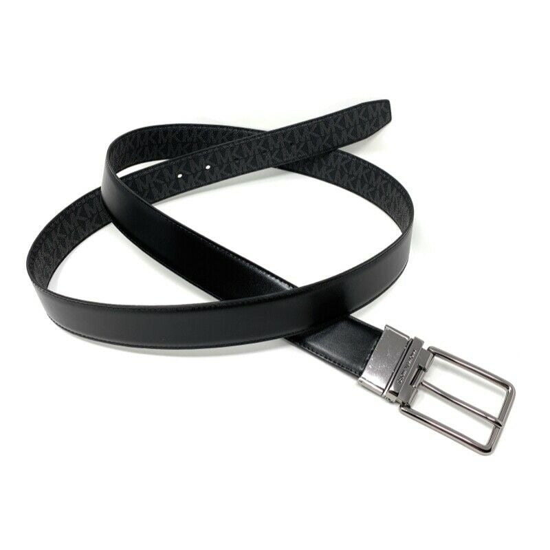 Michael Kors Men's Reversible MK Signature Leather 2in1 Dress Belt