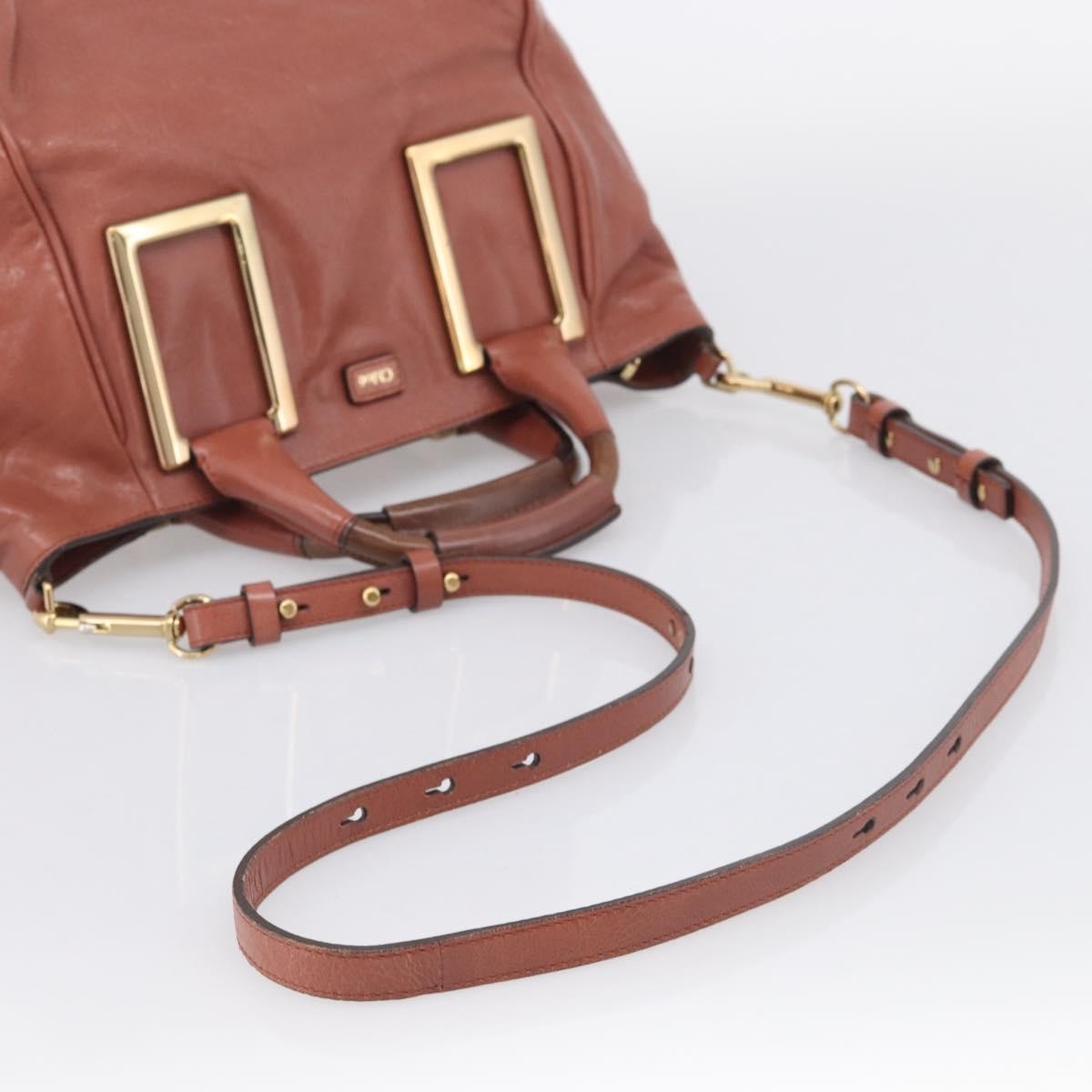 Chloe Ethel Leather Pink Leather Handbag (Pre-Owned)