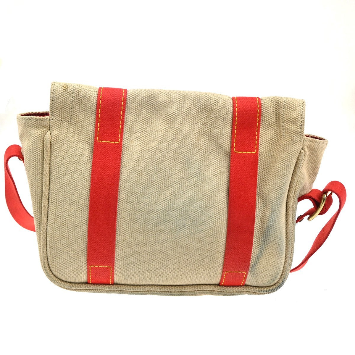 Louis Vuitton Antigua Besace Messenger Canvas Beige Canvas Handbag (Pre-Owned)