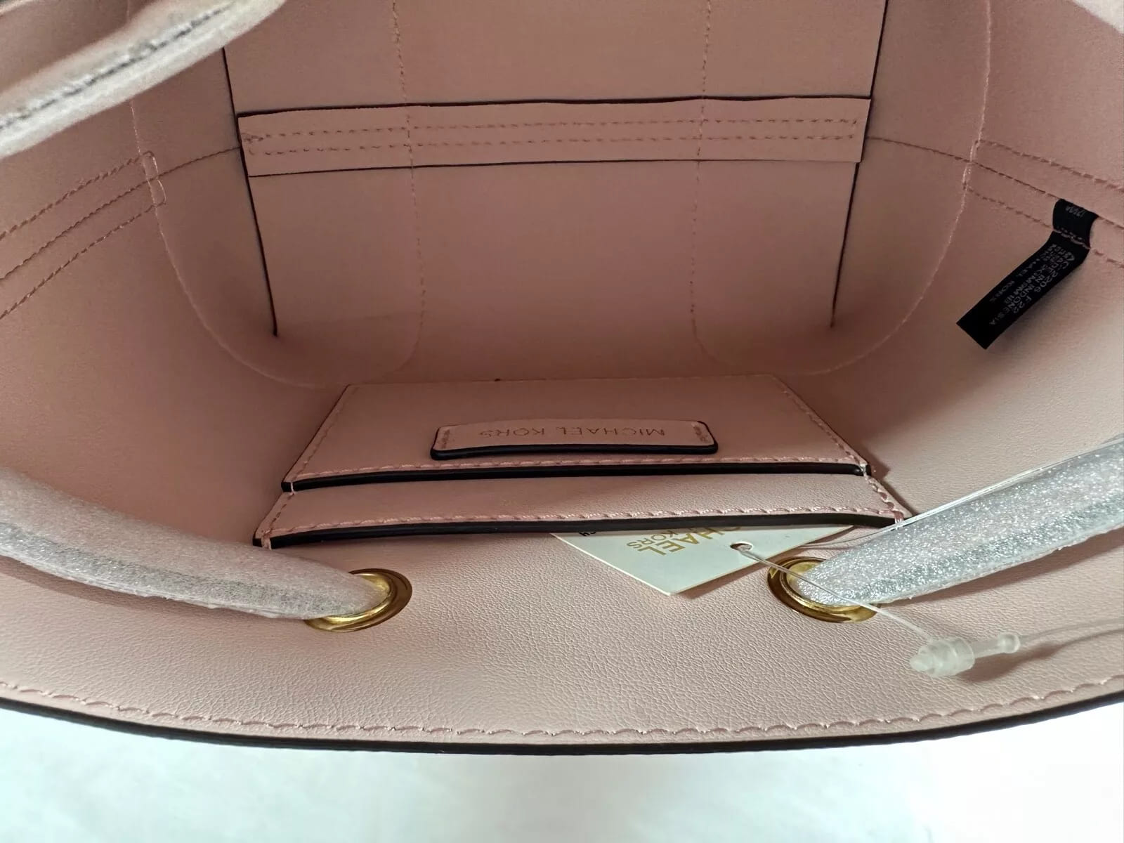 Michael Kors Mercer Gallery XS Convertible Bucket MK Signature Crossbody Bag