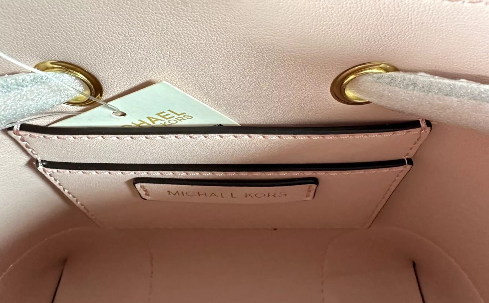 Michael Kors Mercer Gallery XS Convertible Bucket MK Signature Crossbody Bag