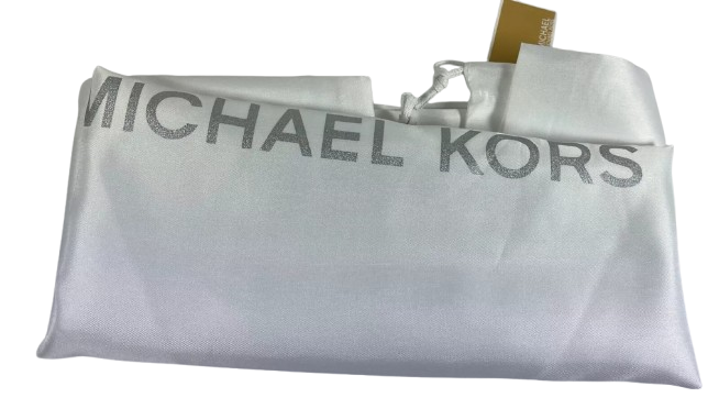 Michael Kors 02 White Satin Drawstring Medium Large Dust bag Dust Cover Bag