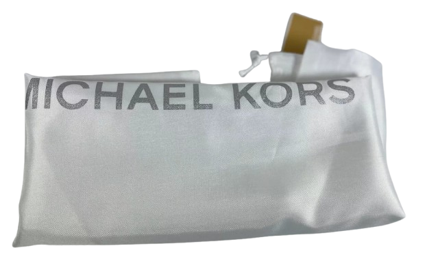 Michael Kors 02 White Satin Drawstring Medium Large Dust bag Dust Cover Bag