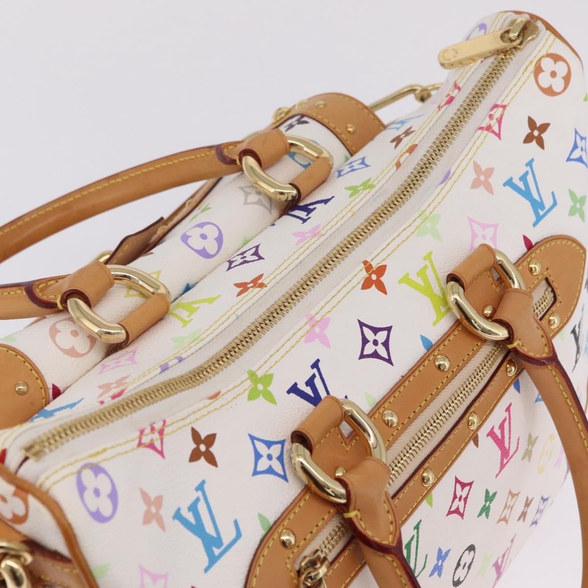 Louis Vuitton Rita Monogram Multicolor White Canvas Handbag (Pre-Owned)
