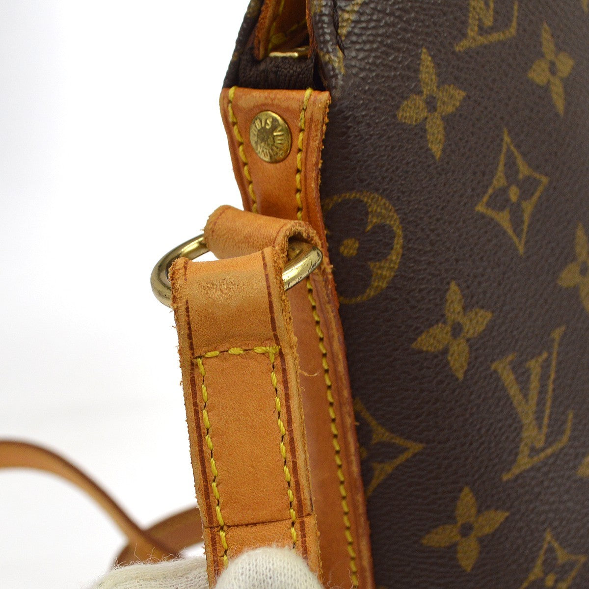Louis Vuitton Drouot Monogram Canvas Brown Canvas Handbag (Pre-Owned)