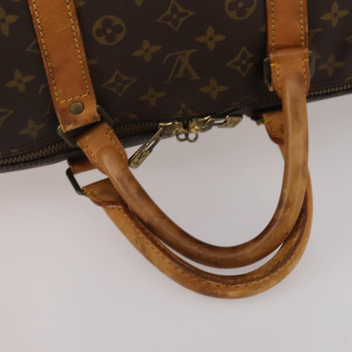 Louis Vuitton Keepall Bandouliere Monogram Canvas Multicolour Canvas Travel Bag Bag (Pre-Owned)