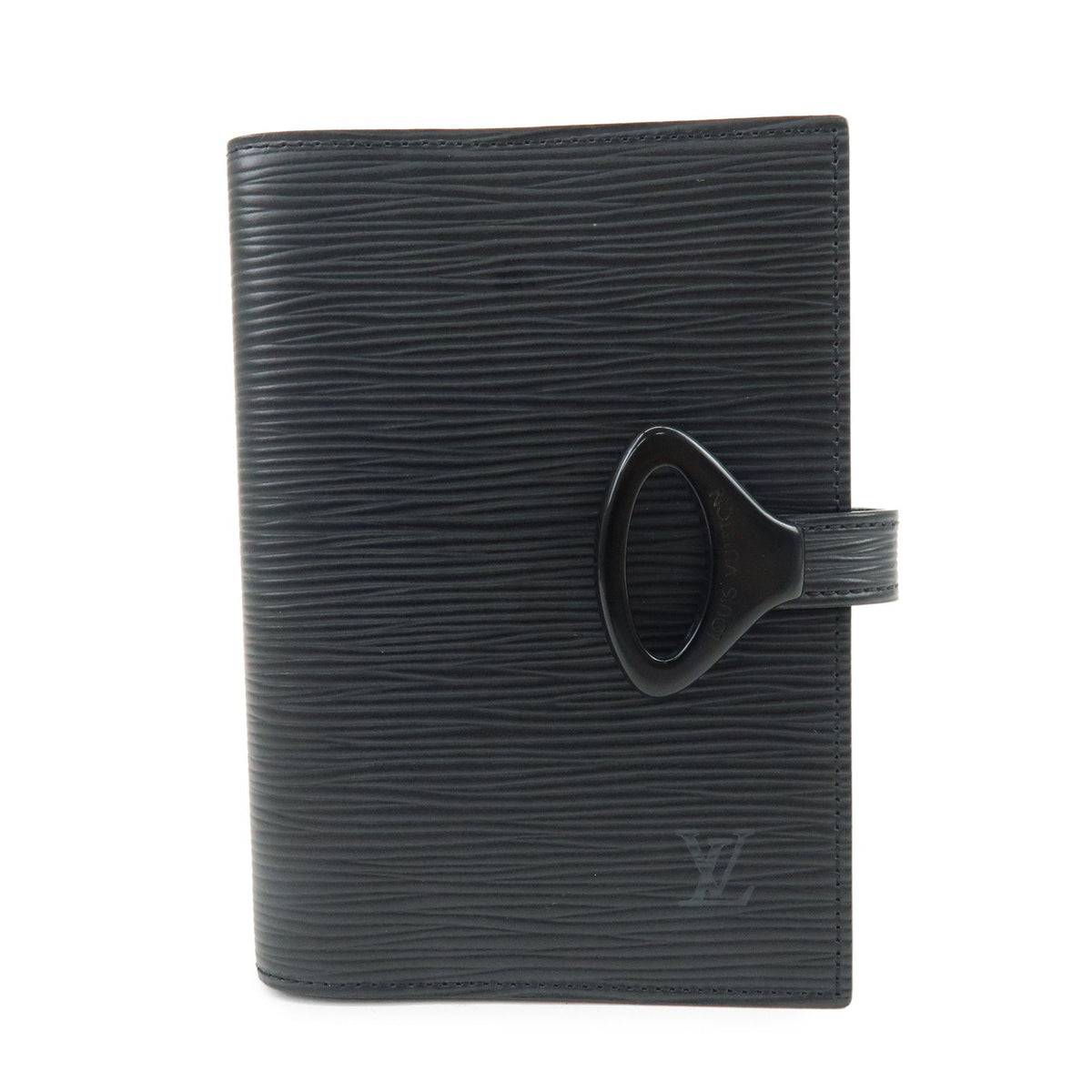 Louis Vuitton Ring Agenda Cover Epi Leather Black Leather Briefcase Bag (Pre-Owned)