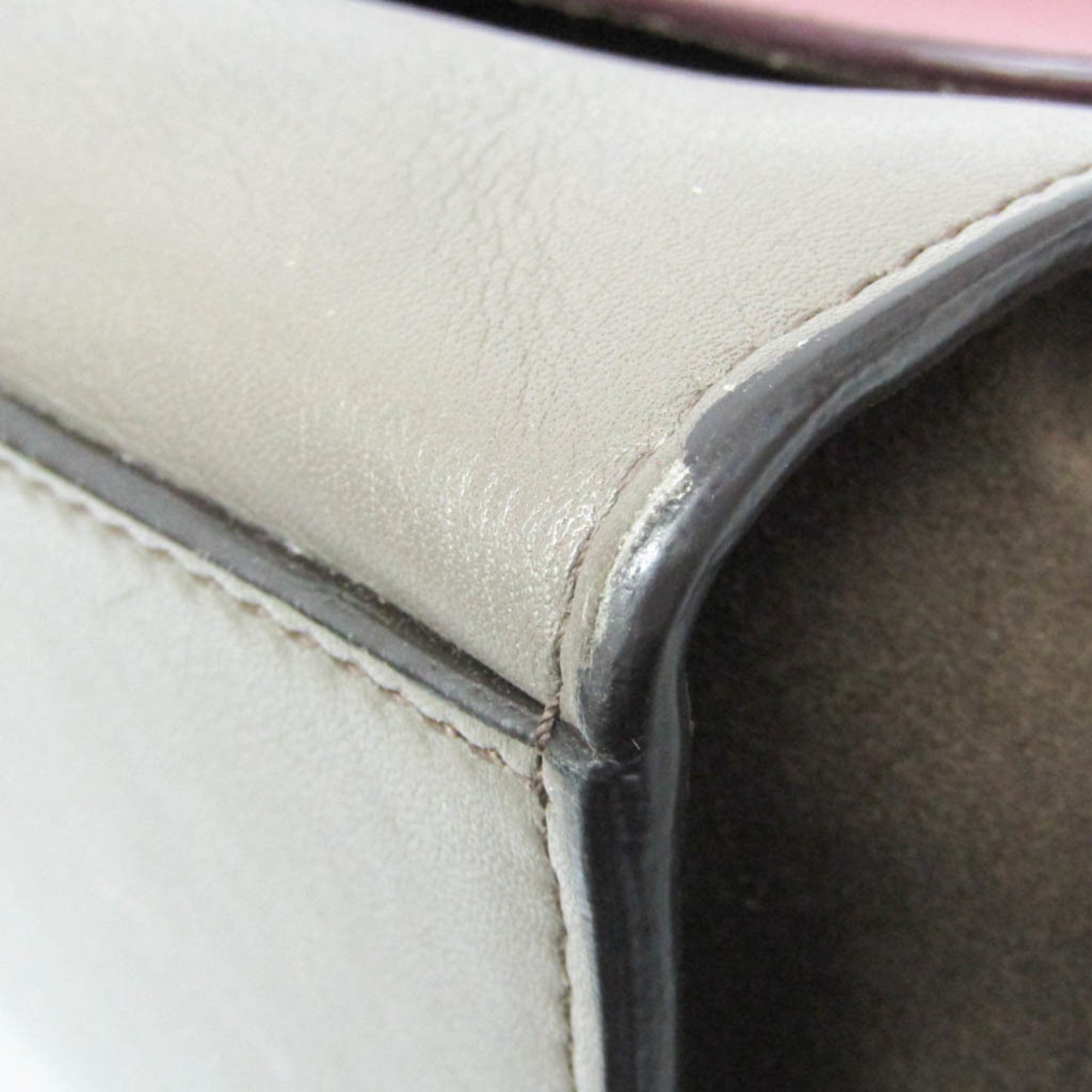 Celine Tricolor Trapeze Leather Multicolour Leather Handbag (Pre-Owned)