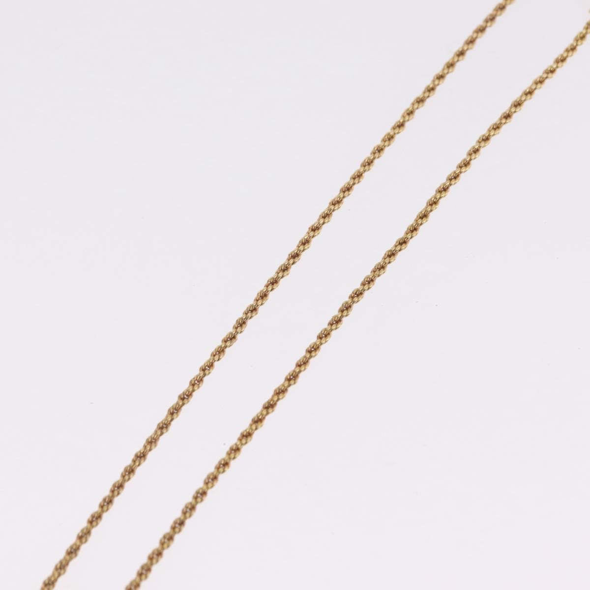 Christian Dior Vintage Cd Heart Pendant Metal Gold Metal Necklace Jewelry (Pre-Owned)