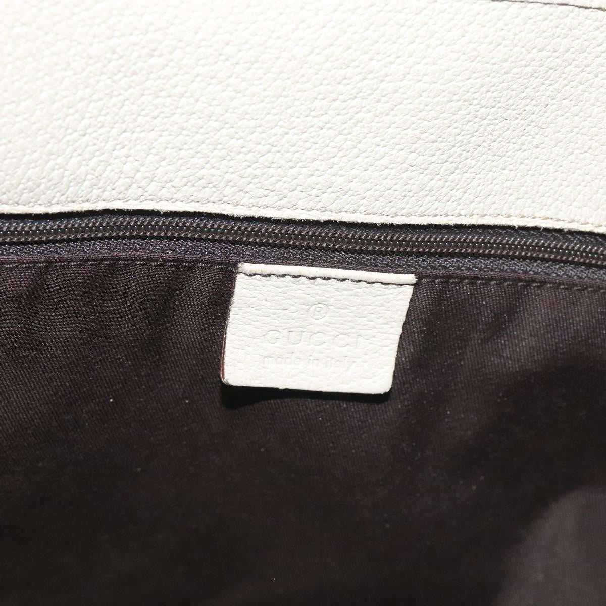 Gucci Gg Canvas Canvas Beige Canvas Tote Bag Bag (Pre-Owned)