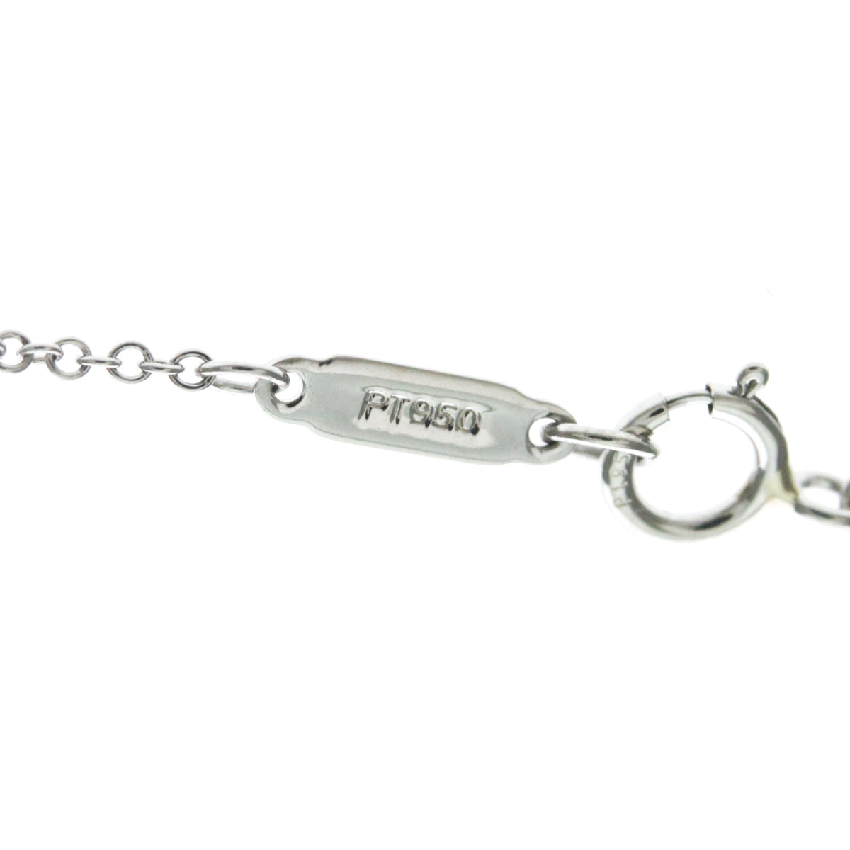 Tiffany & Co. Paper Flowers Pendant Platinum With Pave Diamonds Silver Platinum Necklace Jewelry (Pre-Owned)