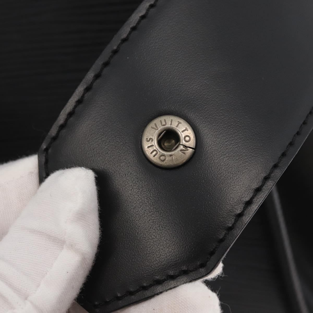 Louis Vuitton Vintage Sac D'epaule Epi Leather Black Leather Shoulder Bag Bag (Pre-Owned)