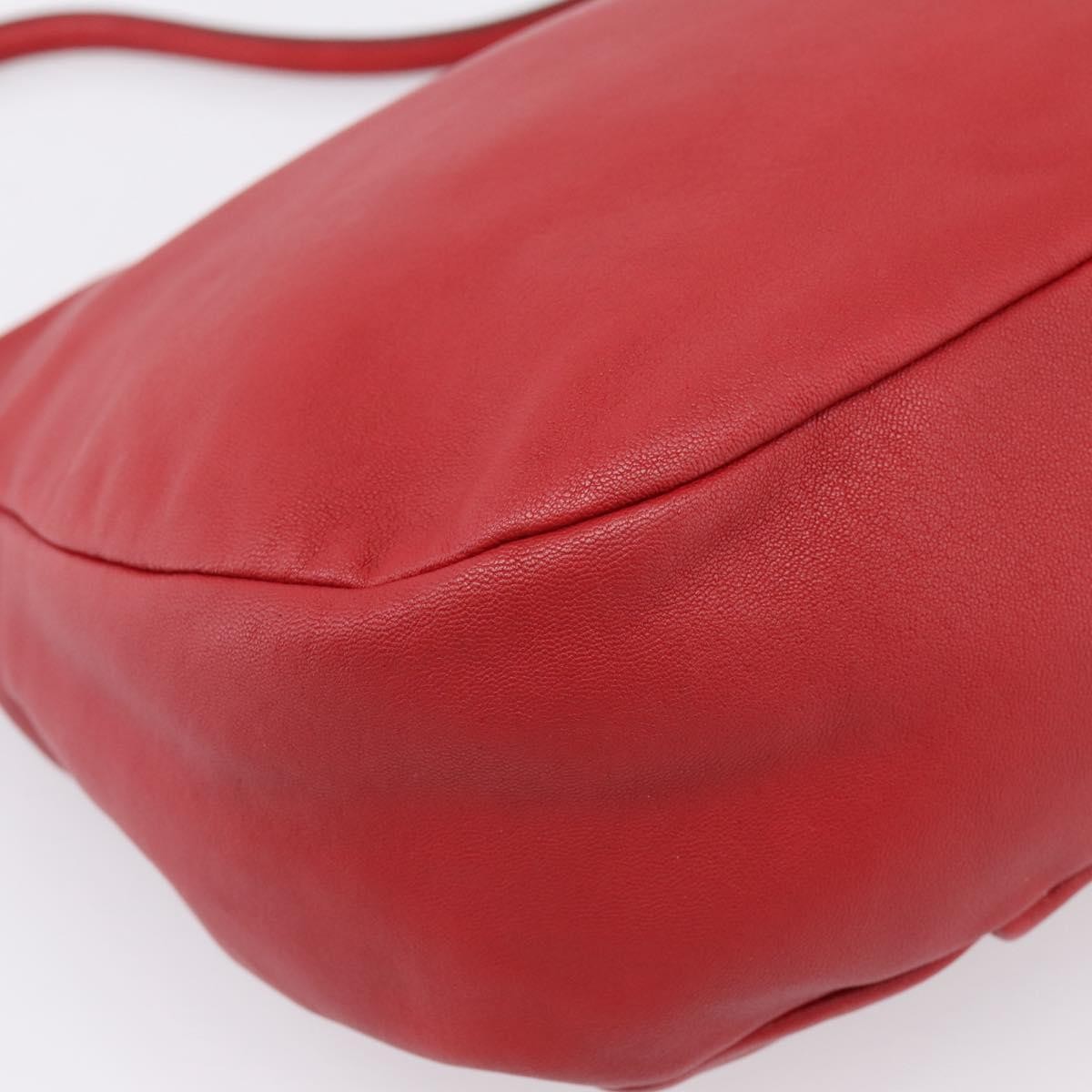 Salvatore Ferragamo Miss Vara Giusy Hobo Leather Red Leather Shoulder Bag Bag (Pre-Owned)
