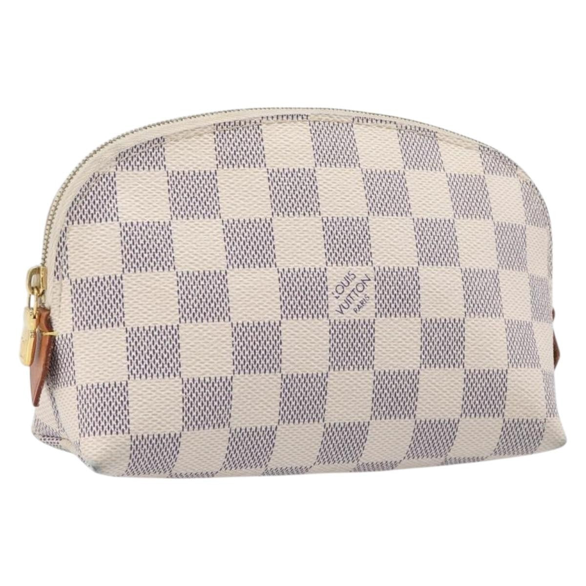 Louis Vuitton Cosmetic Damier Beige Canvas Toiletry Case Accessory (Pre-Owned)