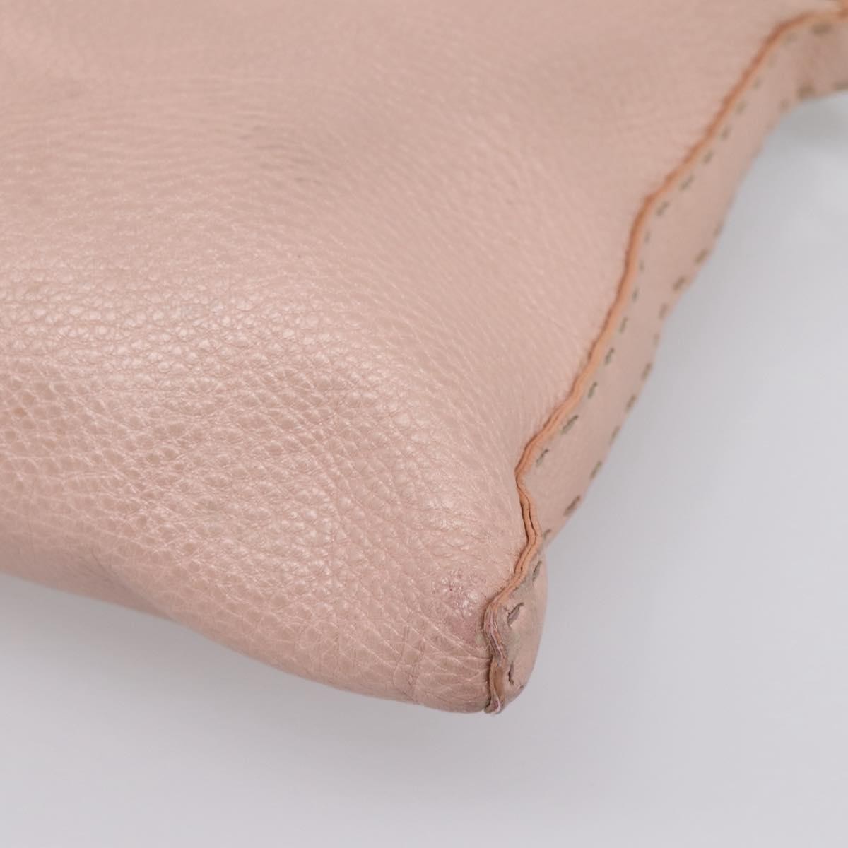 Fendi Selleria Leather Pink Leather Crossbody Bag Bag (Pre-Owned)