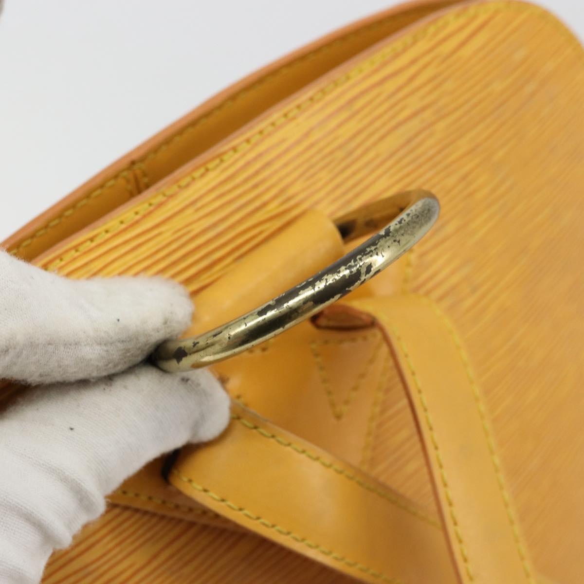 Louis Vuitton Gobelins Epi Leather Yellow Leather Backpack Bag (Pre-Owned)