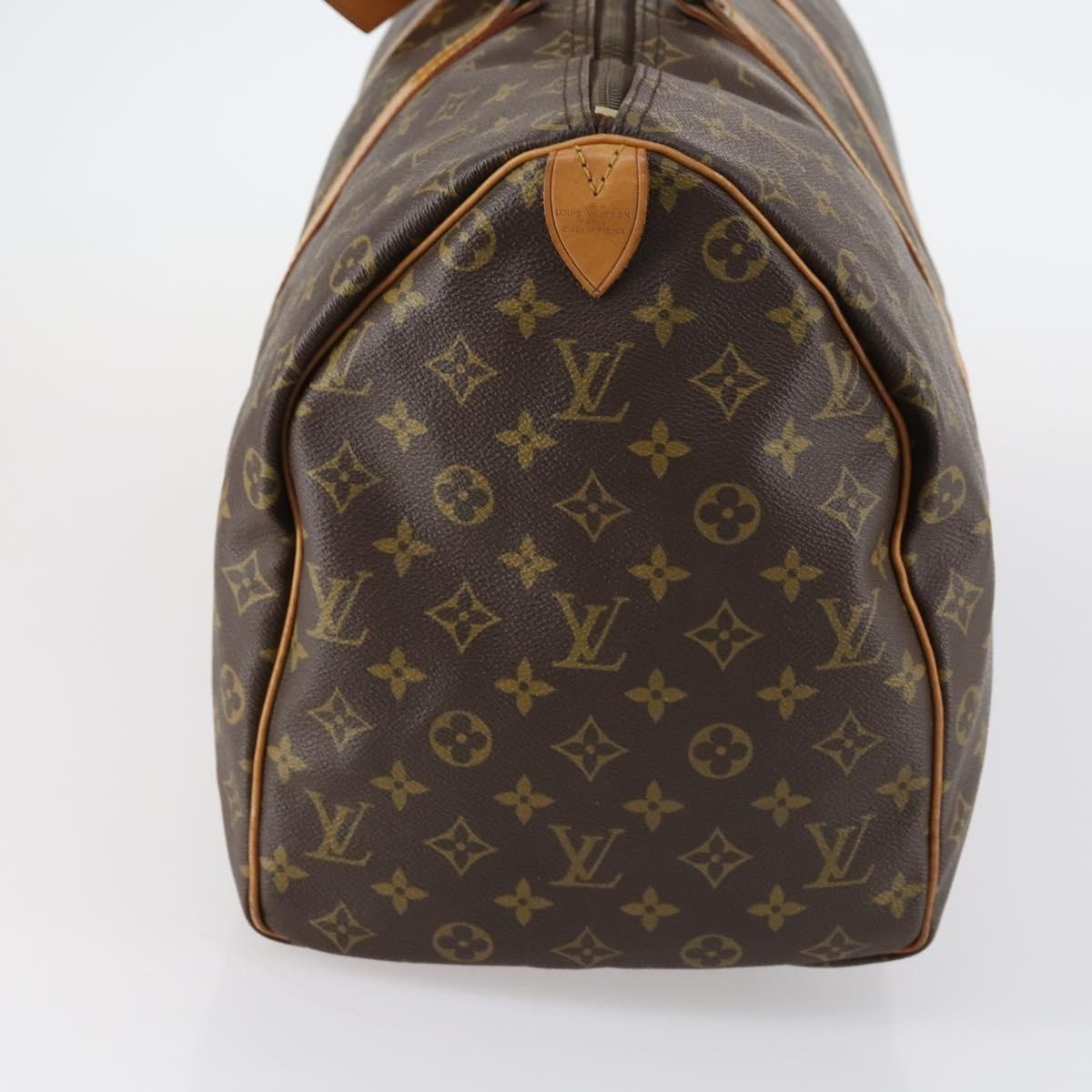 Louis Vuitton Keepall Monogram Canvas Brown Canvas Travel Bag Bag (Pre-Owned)