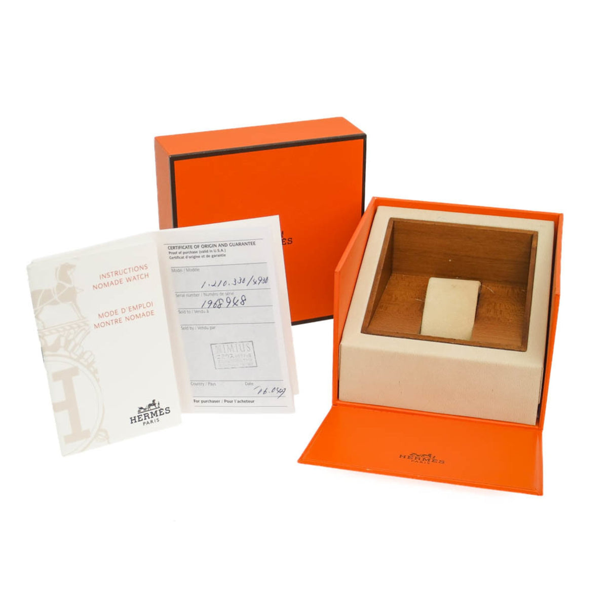 Hermes Nomade Quartz Stainless Steel Watch (Pre-Owned)