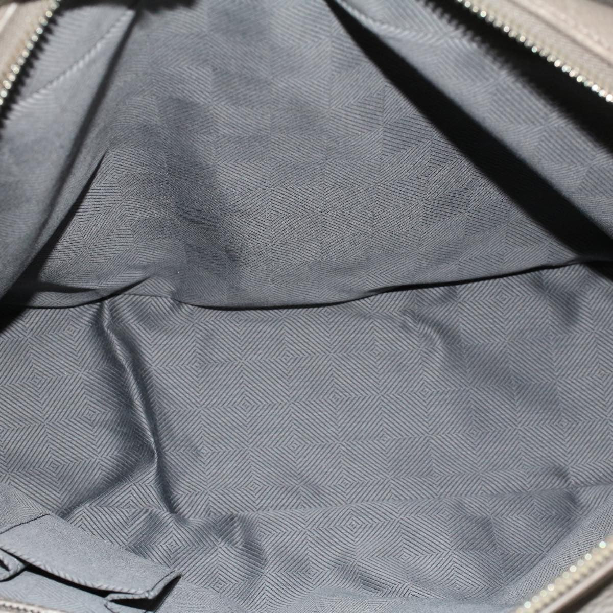 Louis Vuitton Naxos Leather Gray Leather Shoulder Bag Bag (Pre-Owned)