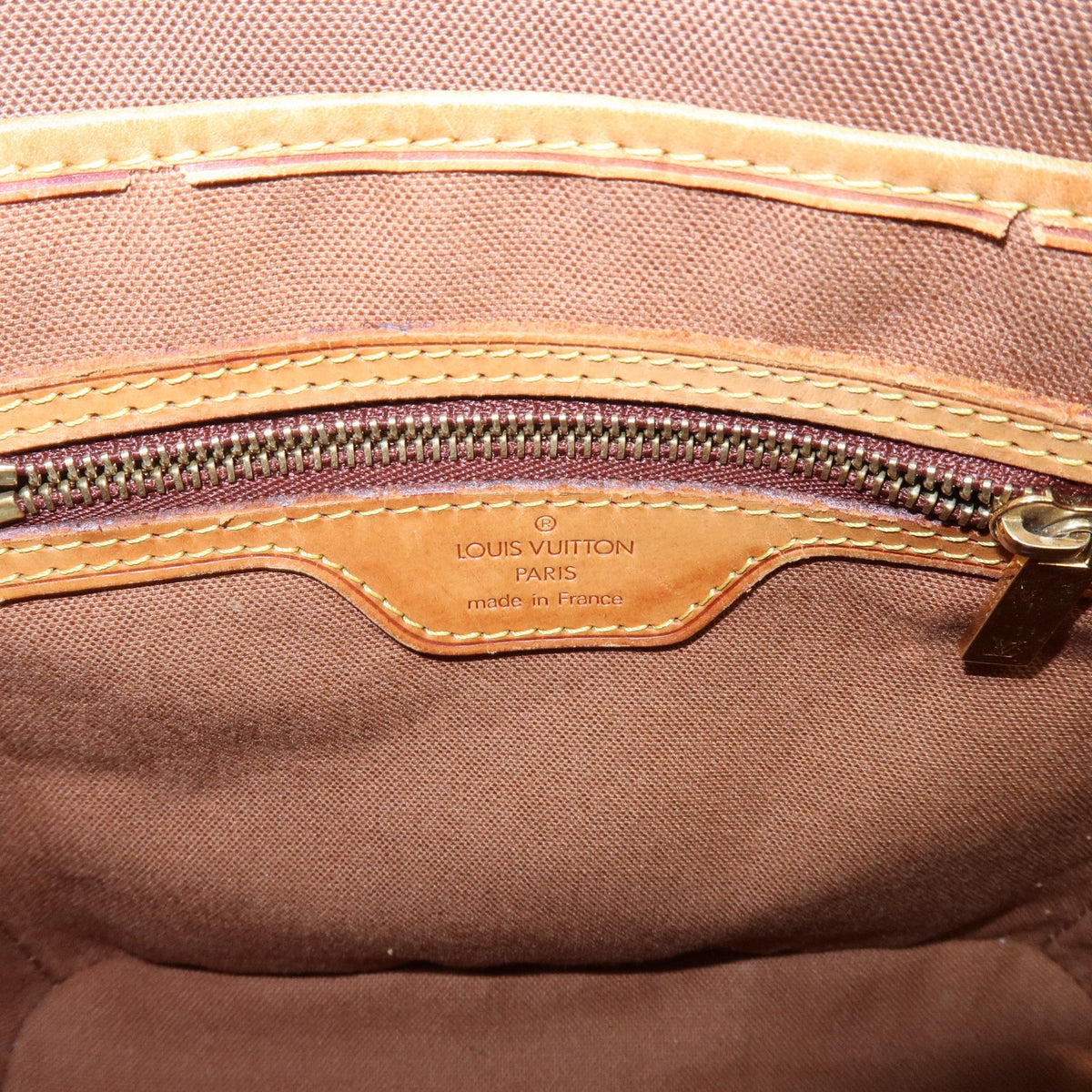 Louis Vuitton Vavin Monogram Empreinte Leather Brown Canvas Tote Bag Bag (Pre-Owned)