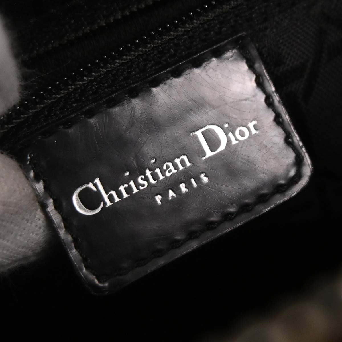 Christian Dior Vintage Lady Dior Printed Canvas Multicolour Canvas Tote Bag Bag (Pre-Owned)