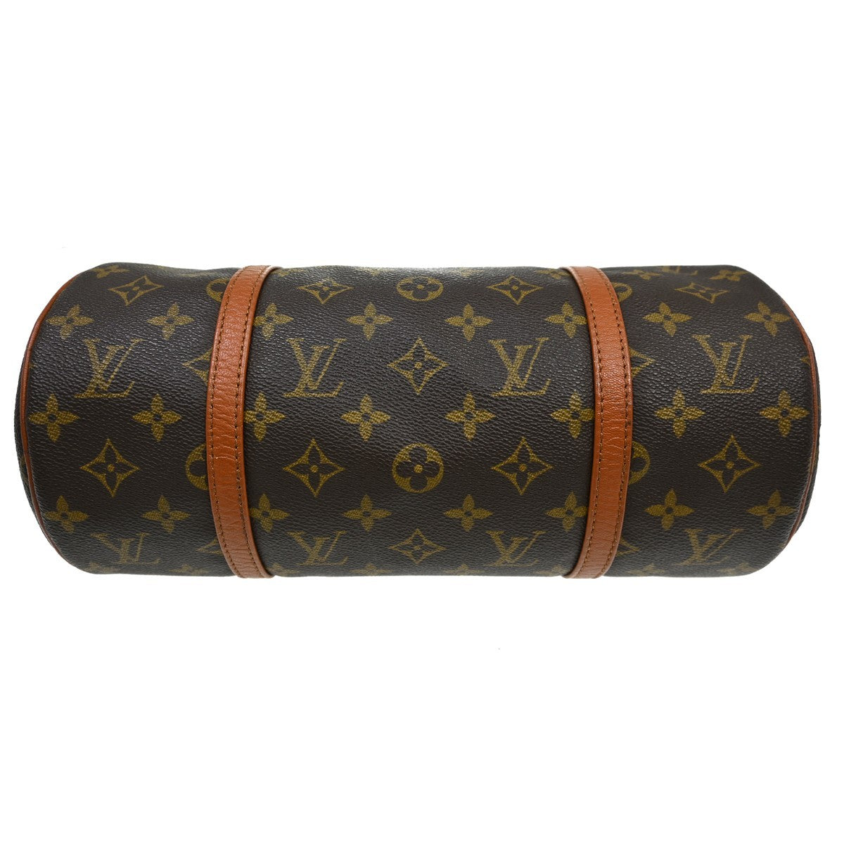Louis Vuitton Papillon Monogram Brown Canvas Handbag (Pre-Owned)