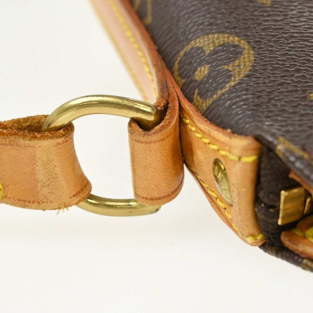 Louis Vuitton Drouot Monogram Canvas Brown Canvas Shoulder Bag Bag (Pre-Owned)