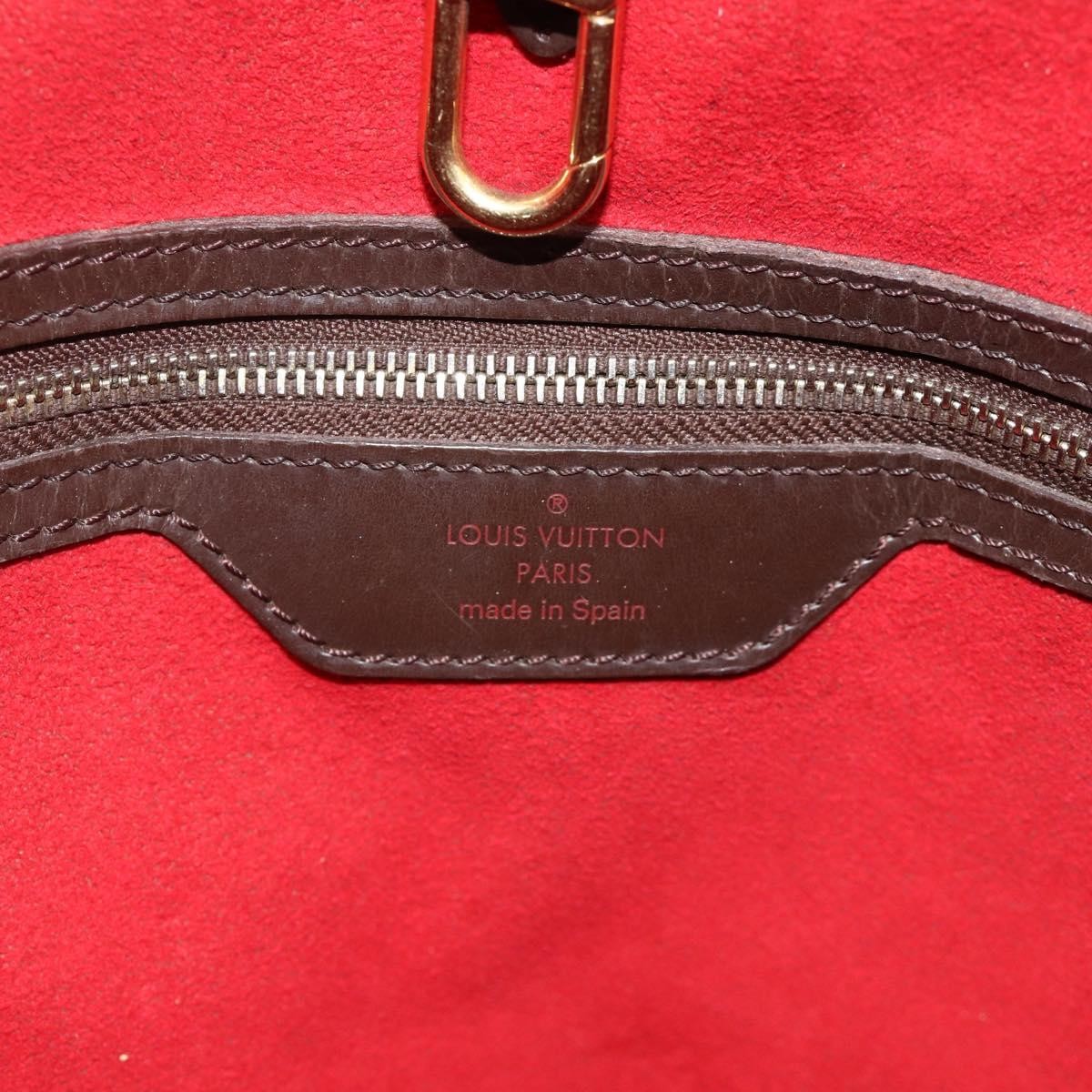 Louis Vuitton Hampstead Damier Brown Canvas Tote Bag Bag (Pre-Owned)