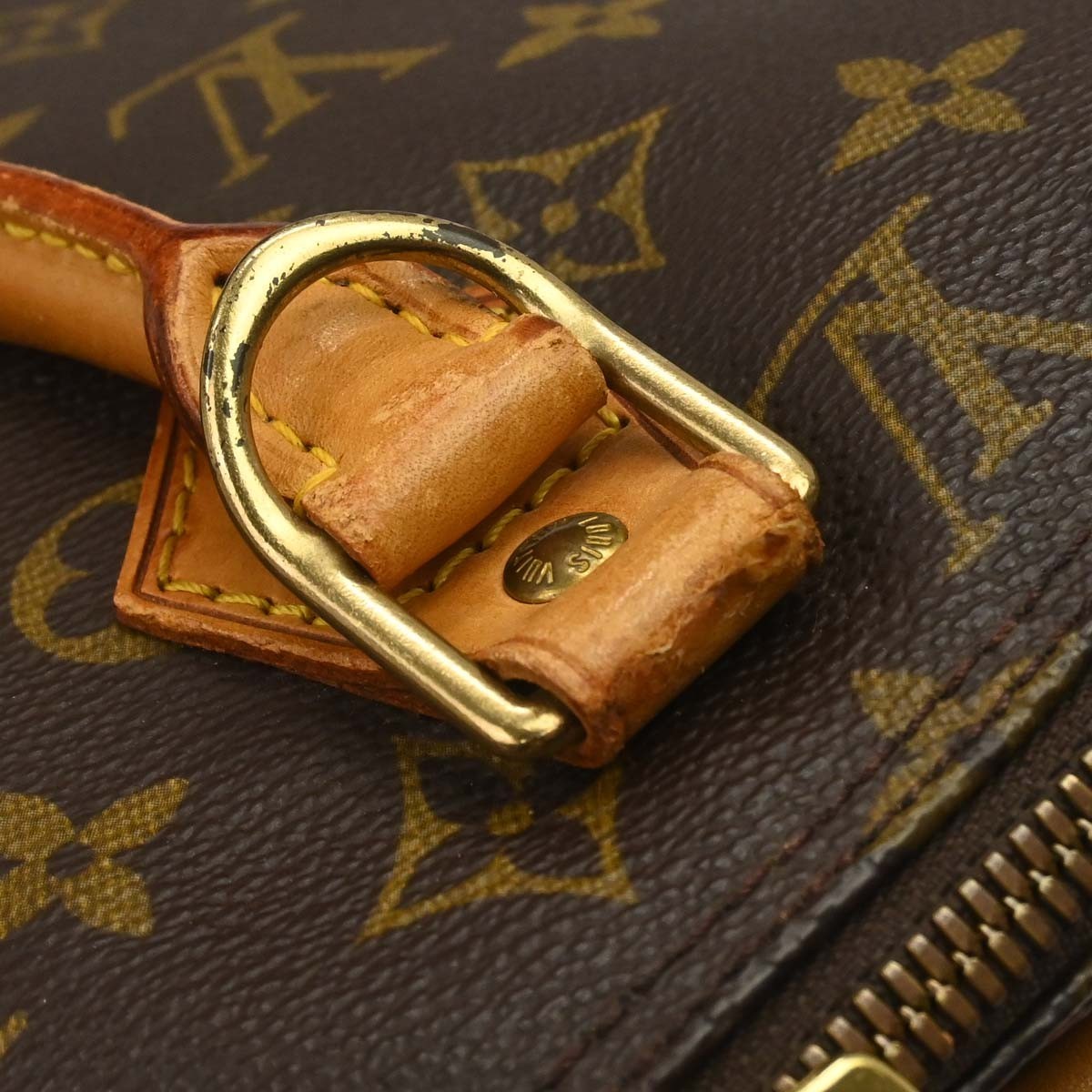 Louis Vuitton Alma Monogram Canvas Brown Canvas Handbag (Pre-Owned)