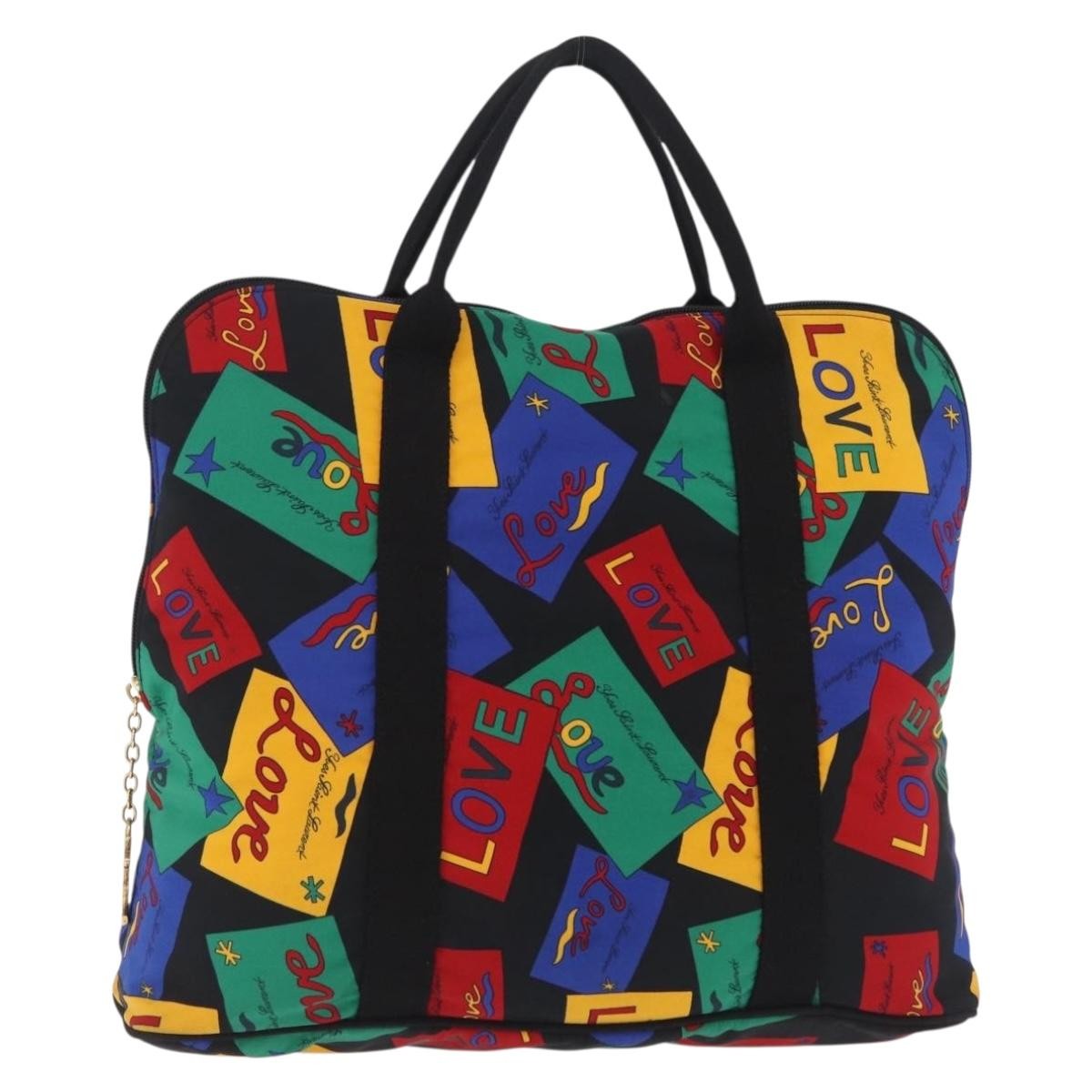 Saint Laurent Vintage Nylon Multicolour Nylon Handbag (Pre-Owned)