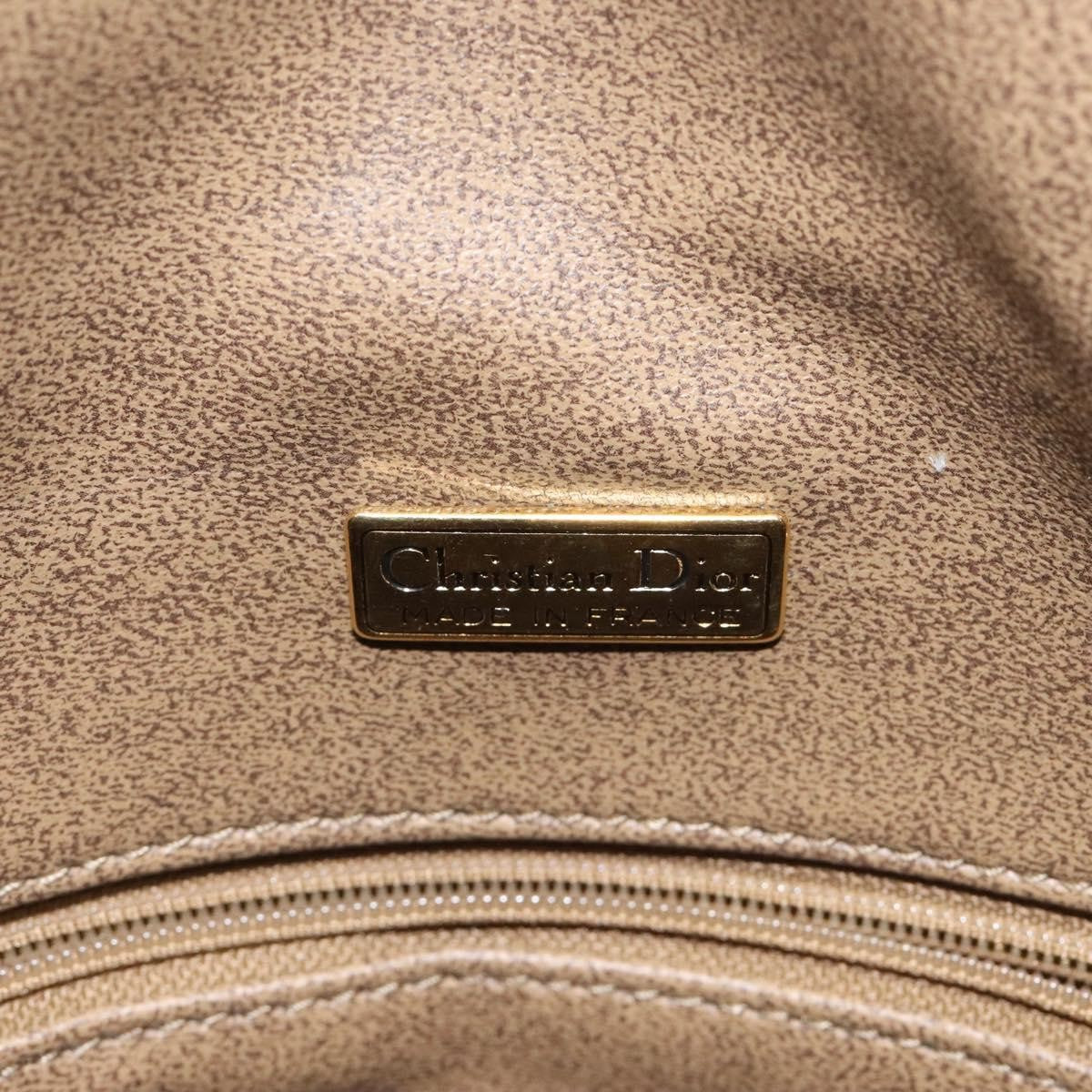 Christian Dior Vintage Leather Brown Leather Shoulder Bag Bag (Pre-Owned)