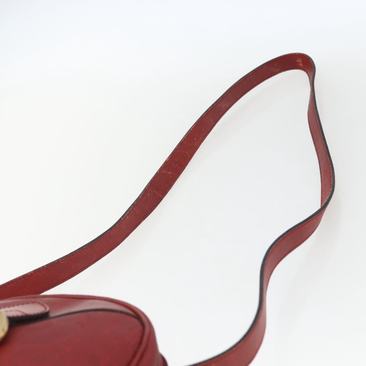 Christian Dior Vintage Trotter Canvas Red Canvas Shoulder Bag Bag (Pre-Owned)