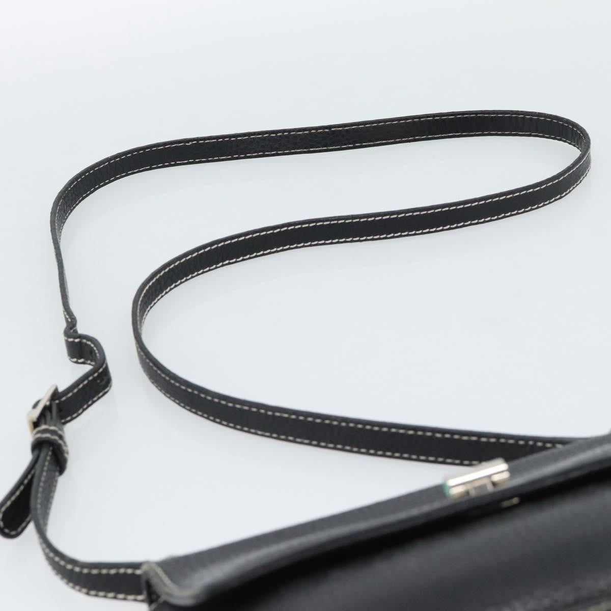 Tiffany & Co. Vintage Leather Black Leather Shoulder Bag Bag (Pre-Owned)
