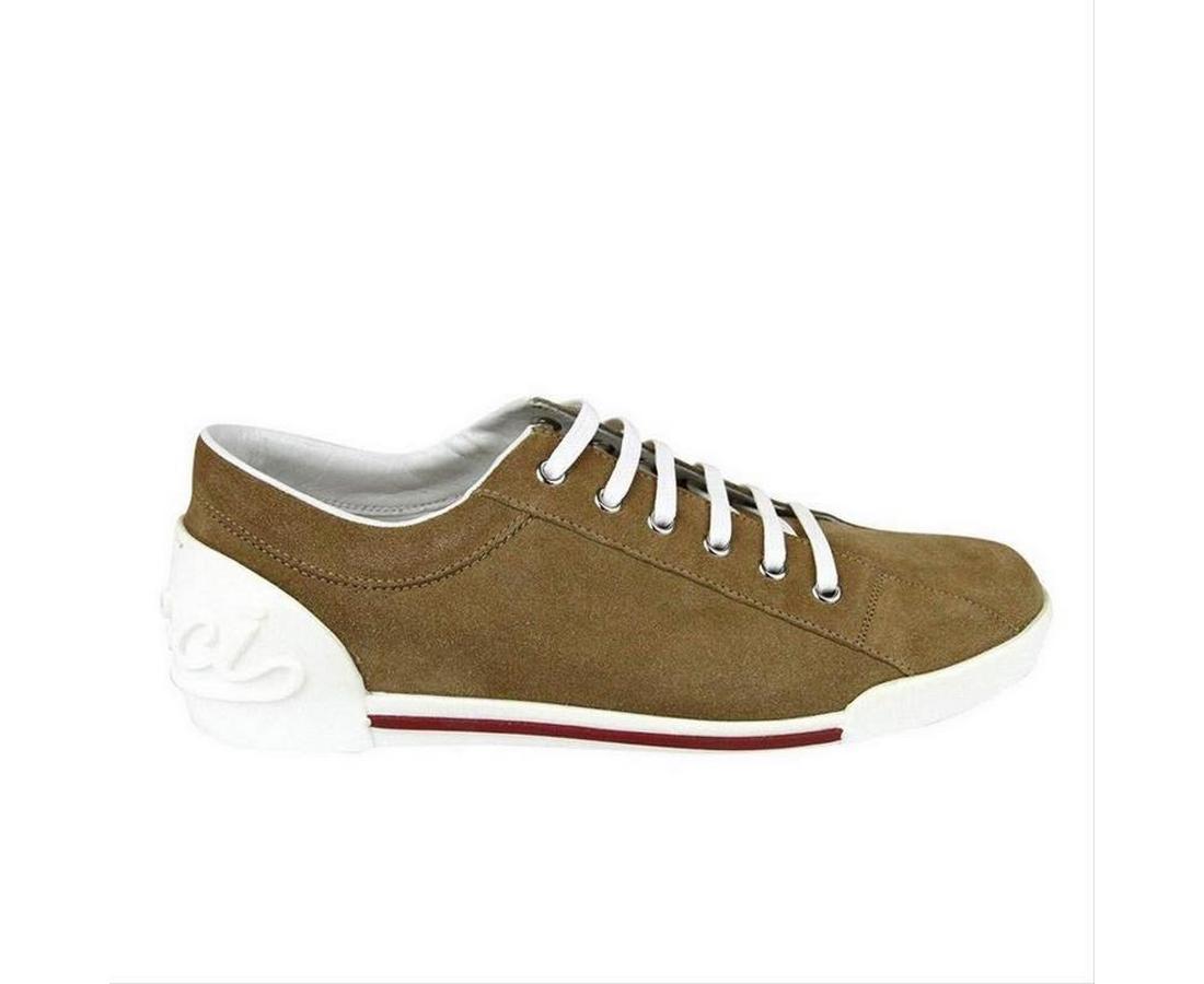 Leather Suede Trainer Script Logo Sneaker CBB00 2309
